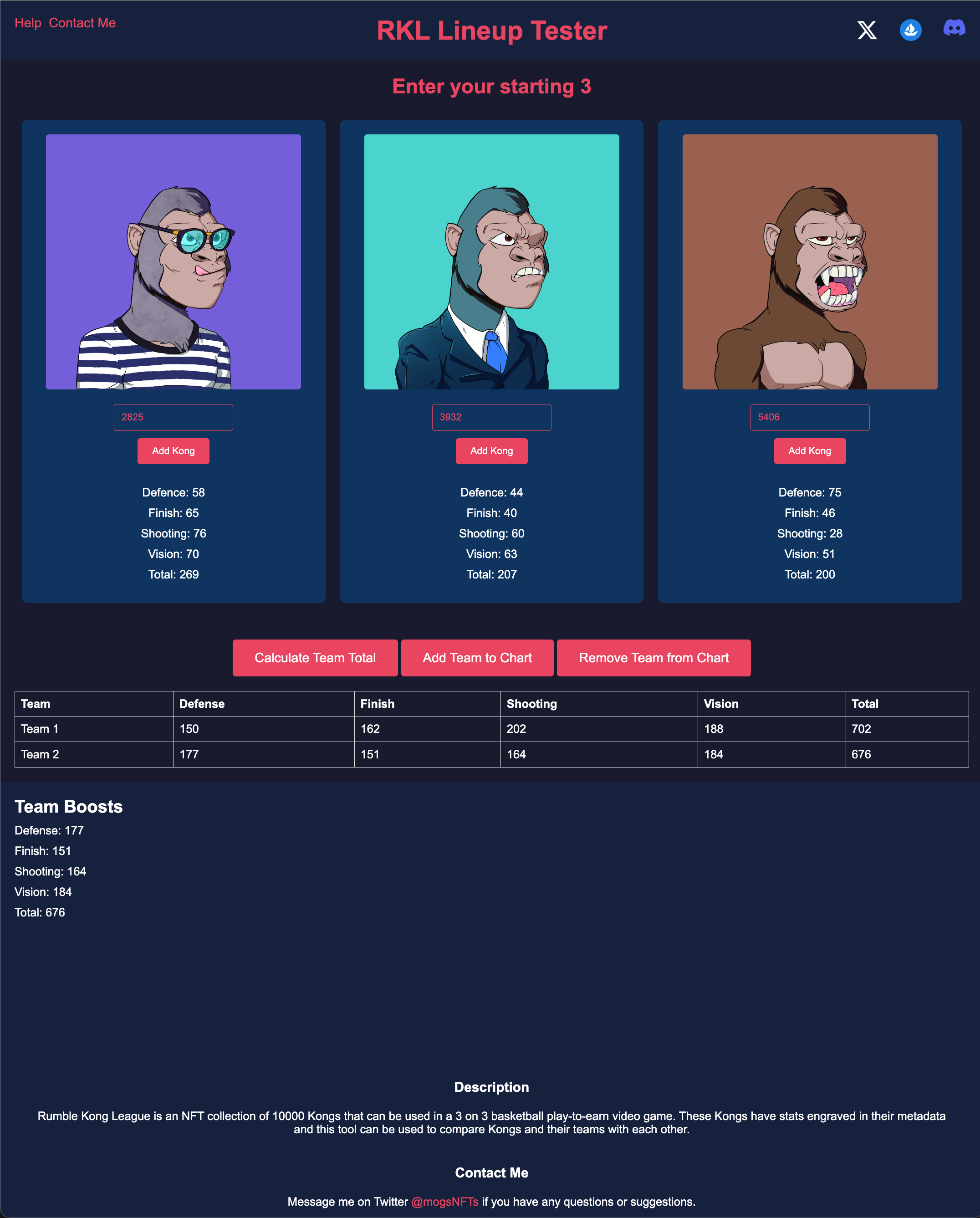 NFT Boost Calculator